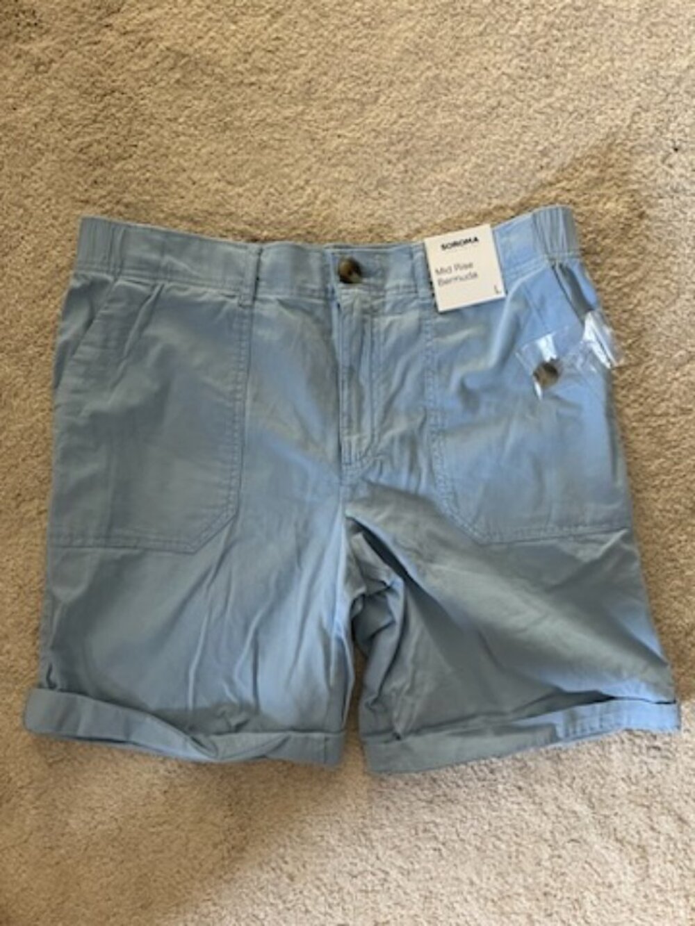 Mid Rise Bermuda Shorts - Picture 2 of 3